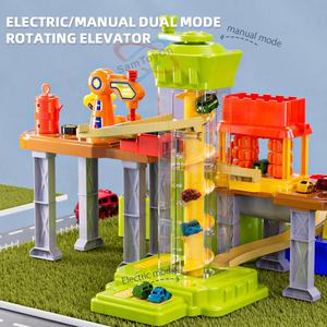 サムトイcn 多機能DIY多機能駐車場リフティングビルディング脳トレゲーム子供用レーストラックおもちゃカーアドベンチャー - Product Image 3