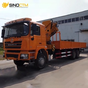 Camión Grúa <span class=keywords><strong>Articulada</strong></span> Shacman 6x4 de 12T 14T con Grúa Hidráulica Montada en Camión para Venta - Product Image 4