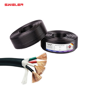 <span class=keywords><strong>Cable</strong></span> de <span class=keywords><strong>Altavoz</strong></span> Profesional de 4 Núcleos y 2 Núcleos, Blindado con Lámina de Cobre OFC de 4 mm, <span class=keywords><strong>Cable</strong></span> de Audio de Alta Fidelidad de 11 AWG para Subwoofer - Product Image 2