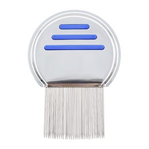 Tête en métal en acier inoxydable Anti Nit Terminator Toilettage Nettoyage Dissolvant Aiguille pour poux Élimination des puces Chiens Chats Cheveux Peigne pour animaux de compagnie - Product Image 3