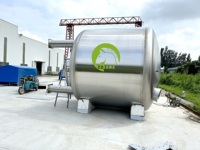 100% réservoir de stockage d'eau en acier inoxydable de qualité alimentaire de qualité supérieure avec taille personnalisée disponible pour l'industrie 5000L 10000L 20000L