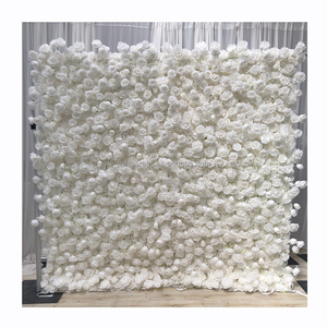 Événement anniversaire décoration rouge rose toile <span class=keywords><strong>de</strong></span> <span class=keywords><strong>fond</strong></span> mariage scène décoration fleur mur <span class=keywords><strong>fond</strong></span> à <span class=keywords><strong>vendre</strong></span> - Product Image 4