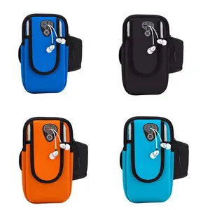 Wholesale cheap Outdoor Sports Hiking Running Phone carry pocket Arm Band Bag For Mobile Phone