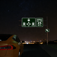 Señales de Tráfico LED Impermeables para Guía e Información, Señales para Carreteras