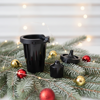 Support de filtre de rechange en PP sans BPA avec aiguille de sortie compatible avec les cafetières Keurig KF-008, pièce pour machine à café à portion individuelle