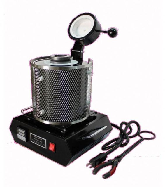 Gold Silver Copper Precious Metal Induction Melting Furnace with Motor