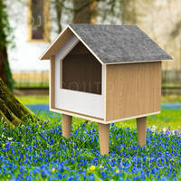 Mobilier pour chat multifonctionnel amovible en bois massif, imperméable, pour l'intérieur et l'extérieur, type niche arbre, prix usine