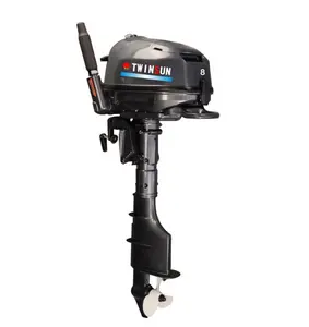 Twinsun motor externo de 4 tempos, motor externo 8hp de barco, motor de iate a 8hp com eixo longo