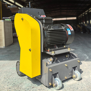 Mini-fraiseuse routière, petite fraiseuse à béton électrique manuelle avec moteur 7500W, profondeur de travail de 2 à 8 mm - Product Image 1