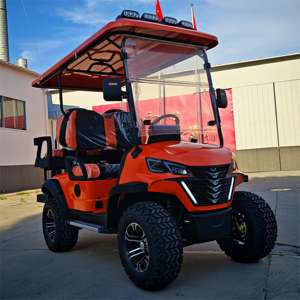 इलेक्ट्रिक गोल्फ कार पर मनोरंजन पार्क उपकरण, विकलांग लोगों के लिए व्हील चेयर रैंप के साथ बस विंटेज कार ट्रेन - Product Image 2