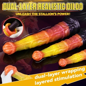 2025 Juguete Sexual de Fábrica: Enorme Dildo de Caballo para Hombres, Plug Anal de Fantasía Monstruoso con Ventosa - Product Image 2