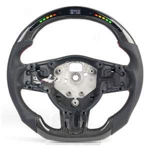 Volante Deportivo Personalizado de Fibra de Carbono con LED y Alcántara para <span class=keywords><strong>Jaguar</strong></span> XF, XJ, <span class=keywords><strong>F</strong></span>-<span class=keywords><strong>Type</strong></span>, <span class=keywords><strong>F</strong></span>-Pace, E-Pace, XE 2012, 2013, <span class=keywords><strong>2014</strong></span> - Product Image 5