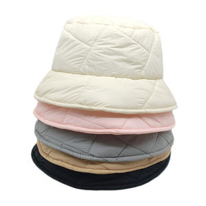 Chapeau bob en polaire à motif de feuilles en argyle de dessin animé personnalisé Zhenbang pour le cyclisme et l'usage quotidien - Unisexe - Product Image 1