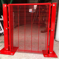 Barrière en treillis soudé transparent pour la protection des serveurs de centre de données, des salles informatiques et des installations critiques IT, clôture en treillis de sécurité 358