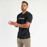 Kaus Gym T Shirt Desainer Spandeks Kualitas Tinggi Kaus Melar Kebugaran Ramping Pas untuk Atasan