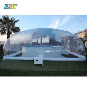 Tente de piscine gonflable rétractable personnalisée, bâche d'<span class=keywords><strong>hiver</strong></span>, dôme à bulles, gonflable - Product Image 1