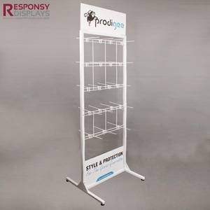 Accesorios para teléfonos móviles de pie de metal desmontable con alambre de metal extraíble y ganchos - Product Image 3