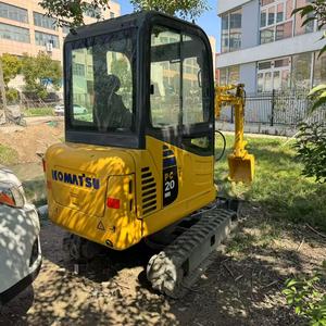 Miniexcavadora Komatsu PC20 usada de 0.1 toneladas, motor Cummins, bomba hidráulica Kawasaki, motor original de Japón, 1200-2000 horas, 90% nueva. - Product Image 3