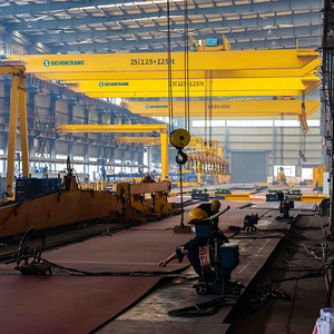 Various Mechanical Equipment <b>Hoist</b> Model 5 Ton 10 20 Hot Sale Product European Type Double Girder Overhead Bridge Crane - Product Image 2