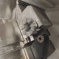 Tour CNC à lit incliné TCK56A, 4000 tr/min, broche A2-6, tourelle servo à 8 stations, rail linéaire supérieur à billes argentées, contre-pointe hydraulique
