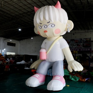 Modèle de fantôme gonflable sur mesure de <span class=keywords><strong>Ghostbusters</strong></span>, monstre gonflable géant vert, décorations d'Halloween pour la cour, le jardin, le centre commercial - Product Image 3