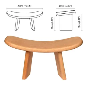במבוק מדיטציה שרפרף עבור יוגה חדש עיצוב עץ מדיטציה ספסל מושב