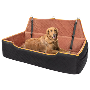 Large <b>Dog</b> Car <b>Seat</b> Solid Animal Design High Density Sponge Travel Bed Washable <b>Cover</b> and Safety Leashes <b>for</b> Medium/Large <b>Dogs</b> - Product Image 6