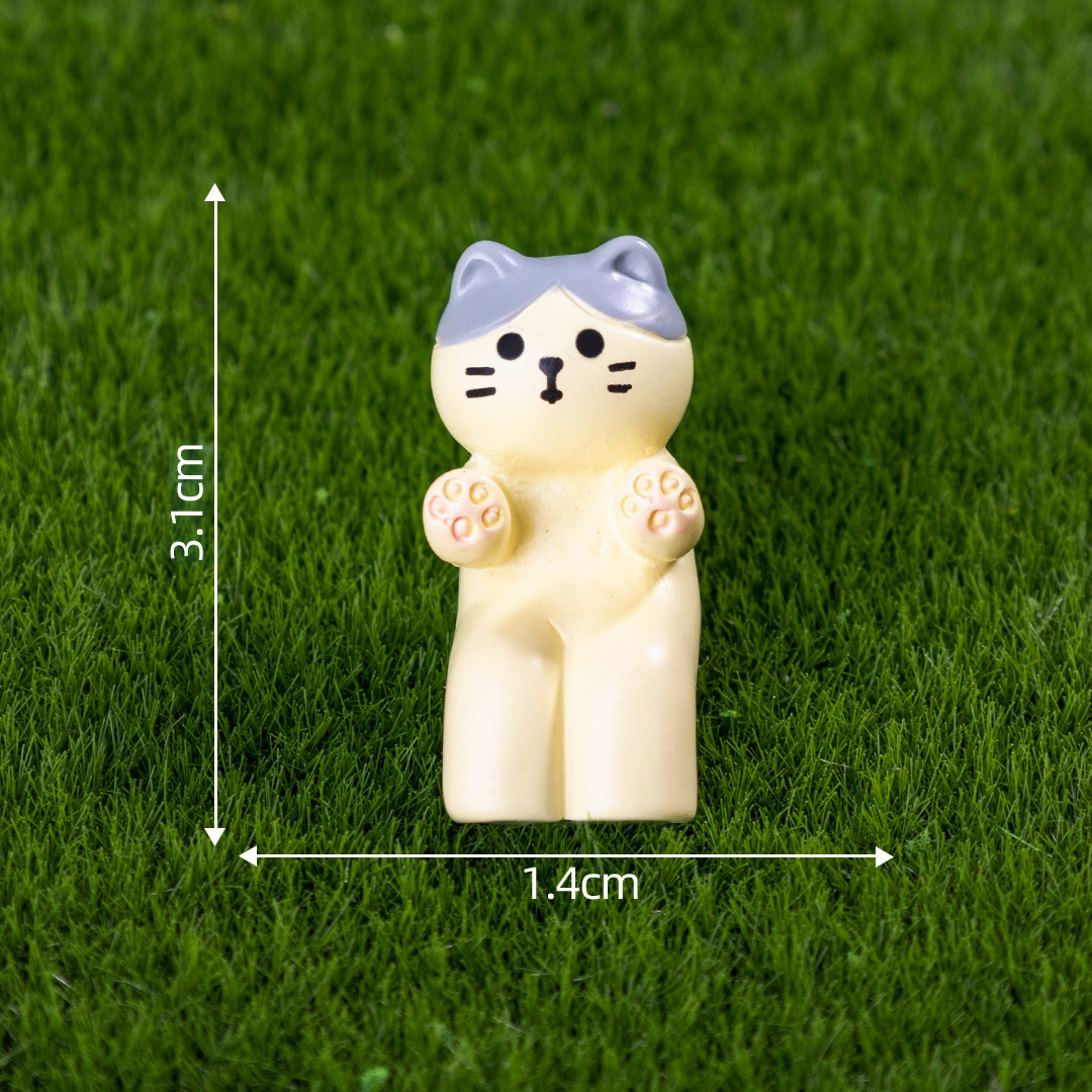 chat coloré 3 mains chaudes