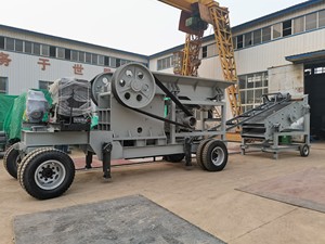 Nhà sản xuất của Hot Bán điện thoại di động trạm nghiền 100 tấn/giờ lốp di động máy nghiền hàm dây chuyền sản xuất - Product Image 3