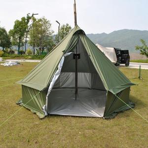 Tente <span class=keywords><strong>yourte</strong></span> pour 8 personnes avec véranda, moustiquaire intégrée, haute imperméabilité, pour camping, avec poêle, en PVC transparent - Product Image 6