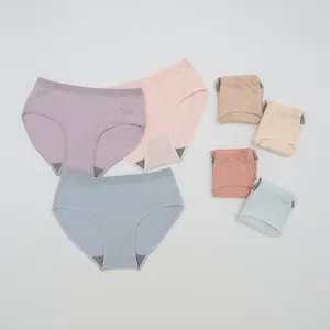 Solid Color Hot Selling Custom Service Skin Friendly Ladies Underwear Wholesale Soft High Quality New Arrival Women's Panties