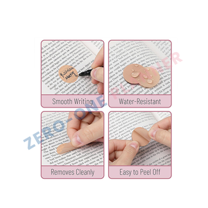 Tùy Chỉnh Màu Kinh Thánh Ghi Chú Dán Vòng Pastel Trong Suốt Lưu Ý Huỳnh Quang Pet Lưu Ý Pad Tự Dính <span class=keywords><strong>Sticker</strong></span> - Product Image 5