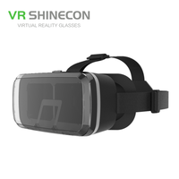 VR SHINECON – lunettes de réalité virtuelle 3D pour Smartphone 2K 7 pouces avec bouton tactile