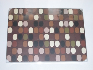 Tùy chỉnh hardboard nút chai được hỗ trợ bàn ăn Mat và Coaster thiết lập thu nhỏ đóng gói gỗ và ăn thảm - Product Image 4