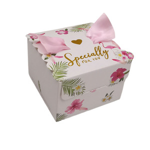 Scatole Regalo di <span class=keywords><strong>Auguri</strong></span> Speciali, Scatole di Carta Creative per Confezionare Dolci, Caramelle e Cioccolatini per Matrimoni - Product Image 5
