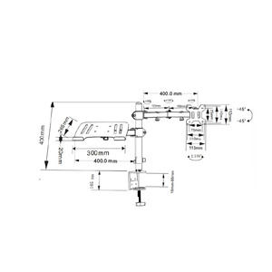 Support mural double pour <span class=keywords><strong>moniteur</strong></span> <span class=keywords><strong>Huanuo</strong></span> avec <span class=keywords><strong>bras</strong></span> articulé robuste pour ordinateur et téléviseur - Product Image 2