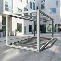 Structure de conteneur modulaire en acier robuste, structure de conteneur préfabriquée, structure de maison conteneur en kit pour chantier de construction