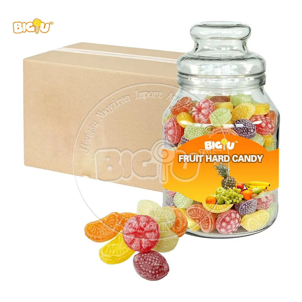 卸売カスタム包装ハラールバルク混合フルーツ風味ハードキャンディー