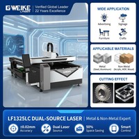 Machine de Découpe Laser Fibre G.weike LF1325L 300W 500W Automatique pour l'Acier, Machine de Couture Optique Guillotine