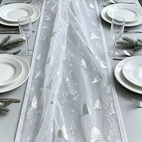Tissu en filet 100 % polyester blanc, respirant, léger (1 mm, 25 g/m²) pour robes de soirée et robes à sequins, tissu tulle, tissu dentelle