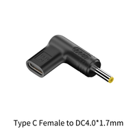 Adaptateur de prise d'alimentation DP 100W DC mâle vers USB Type c femelle pour chargeur d'alimentation pour ordinateur portable HP/DEL adaptateurs de prise de charge rapide