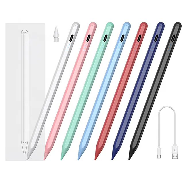 Centyoo aktif P4 X kapasitif 3 leds stylus Ipad Apple kalem dokunmatik ekran Tablet kalem ucu