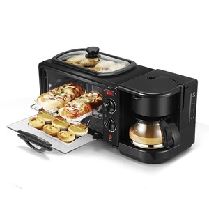 Máquina de Desayuno 3 en 1 de Alta Calidad, Multifuncional <span class=keywords><strong>con</strong></span> Cafetera, Calentador de <span class=keywords><strong>Leche</strong></span> y Horno Eléctrico - Product Image 5