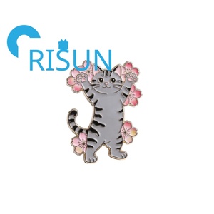 Pin de Esmalte Personalizado de Metal con Diseño de Gato Naranja de Dibujos Animados, Broche Kawaii de Gato <span class=keywords><strong>Jango</strong></span> Tomcat, Pin de Esmalte para Amantes de los Gatos, Regalo - Product Image 4