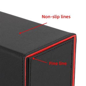 Boîte de rangement double couche personnalisable Torson en cuir PU imprimé, grande capacité, pour cartes TCG, CCG, PTCG, Tarot et jeux de société – Idéale pour les cadeaux - Product Image 3