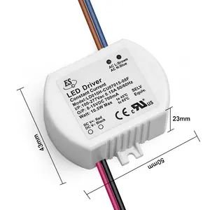 Led driver arus konstan 700mA kelas 2 Power Supply Unit 3-21V tahan air IP65 9W AC-DC LED Driver