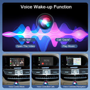 Không dây Carplay <span class=keywords><strong>Adapter</strong></span> cho Mercedes Benz S-Class/CL w221 2006-2012 hỗ trợ mirrorlink Navigation Front View đảo ngược máy ảnh - Product Image 4