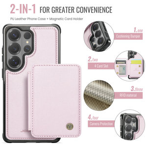 CaseMe Card Back Cover for <strong>Samsung</strong> S26 <strong>Ultra</strong> S25 S24 S23 S22 <strong>S21</strong> <strong>New</strong> Arrivals Fast Charging Wallet Cover Case - Product Image 4