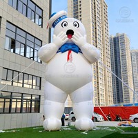 Figurine gonflable de Ghostbusters de 33 pieds, modèle de dessin animé géant gonflable pour la publicité extérieure, décoration d'Halloween