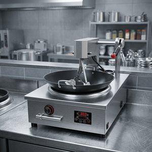 Cheaper Price Best Automatic Stir <b>Fryer</b> Type Meat Vegetables Cooking <b>Machine</b> Equipment 5000W/8000W Power 1 Year Warranty for - Product Image 2